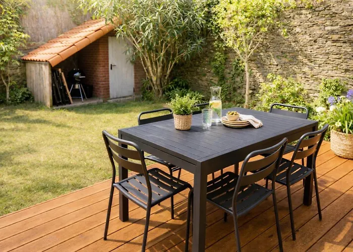 Maison cosy à 50m plage avec terrasse ensoleillée * Pornic