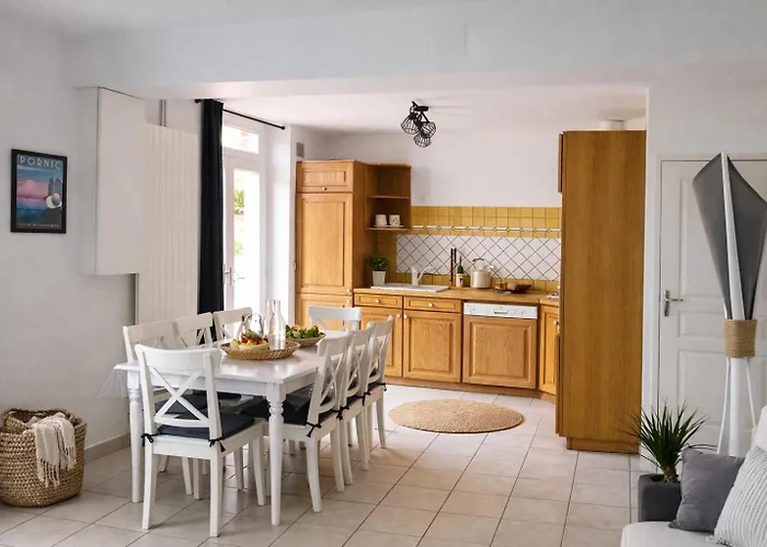 Maison cosy à 50m plage avec terrasse ensoleillée